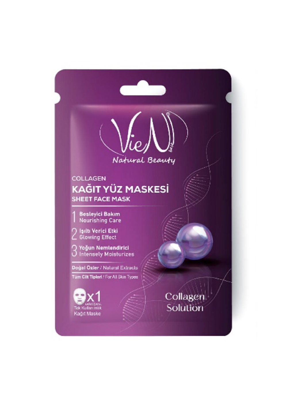 Kolagenowa Maska w Płacie – Natychmiastowe Odświeżenie i Blask Twojej Cery