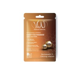 Maska w Płacie z Niacynamidem i Żeń-Szeniem – Korekta Tonu i Perfekcyjna Skóra