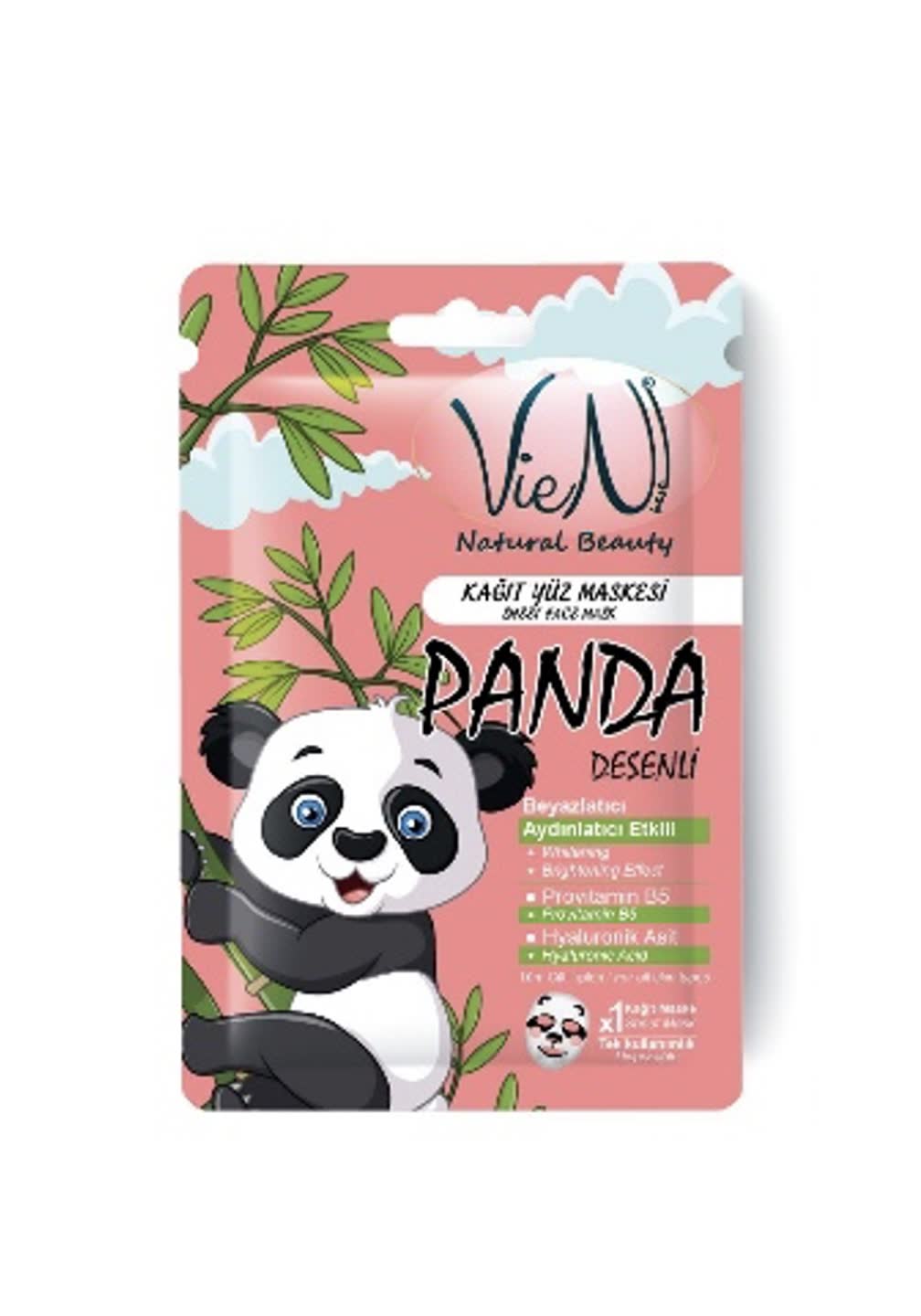 PANDA – Maska w Płacie z Efektem Wybielenia i Rozjaśnienia